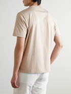 Brioni - Cotton-Jersey T-Shirt - Neutrals