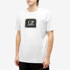 C.P. Company Men's Label Logo T-Shirt in Gauze White