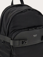 Ferragamo Mens Backpack with Gancini buckles in Black