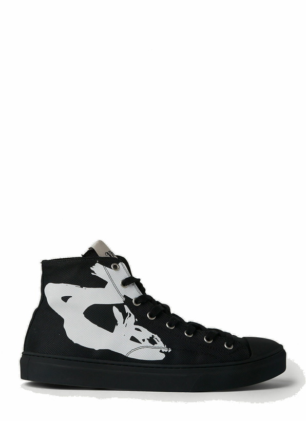 Photo: Vivienne Westwood - Plimsoll High Top Sneakers in Black