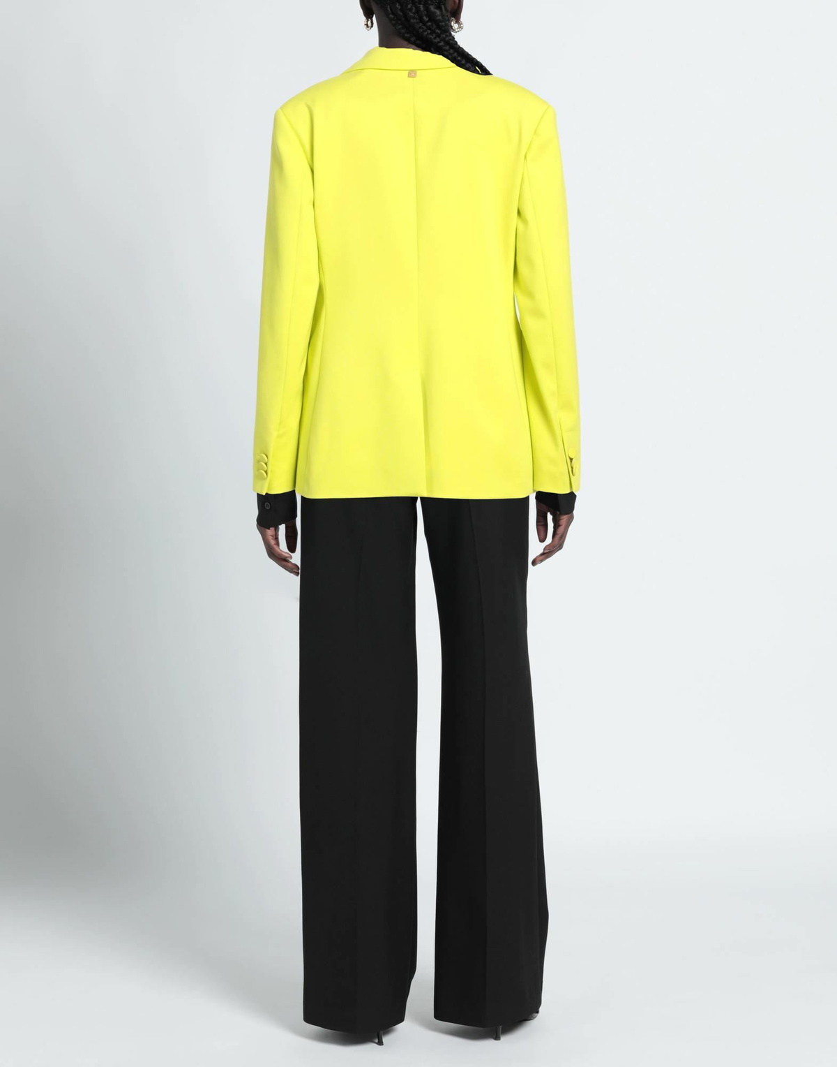 Manila Grace Womens Blazer Lime in Green
