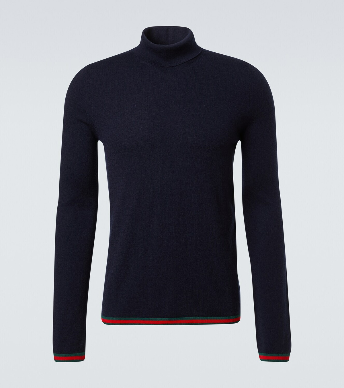 Gucci Webstripe cashmere turtleneck sweater Gucci
