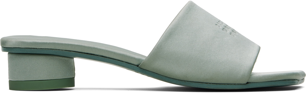 MM6 Maison Margiela Gray Anatomic Numeric Heeled Sandals