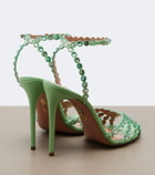 Aquazzura Tequila embellished leather sandals