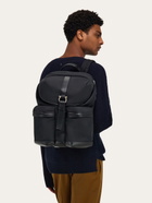 Ferragamo Mens Canvas backpack in Black