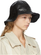 PERVERZE Black Coated Crack Hat