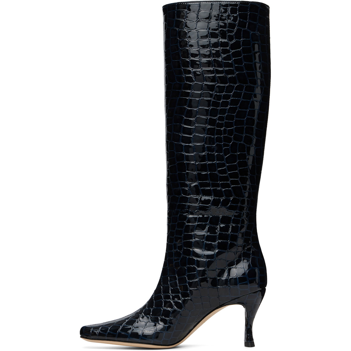BY FAR Blue Stevie 42 Tall Boots
