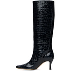 BY FAR Blue Stevie 42 Tall Boots