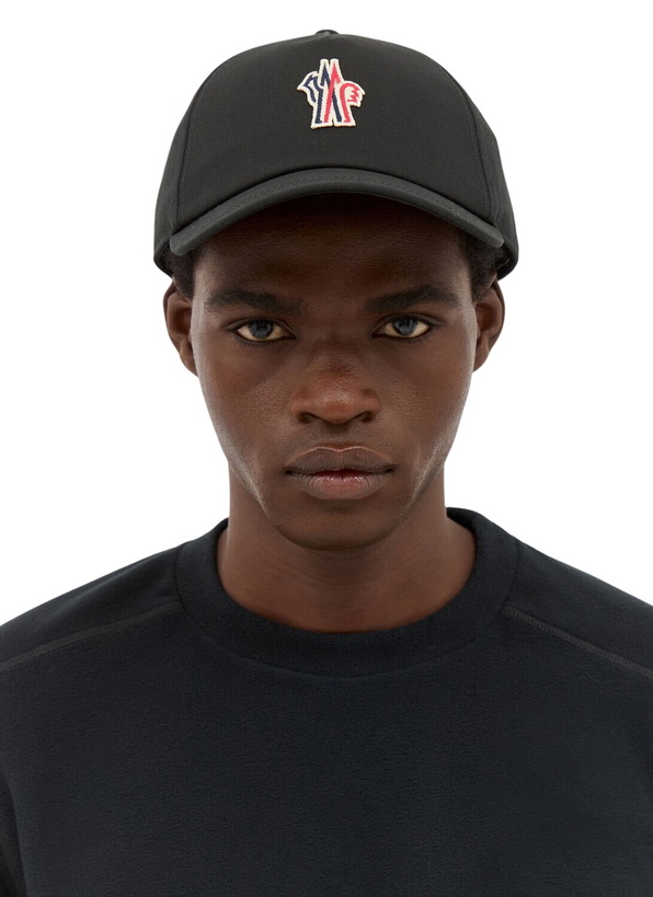 Photo: Moncler Grenoble Logo Embroidery Baseball Cap