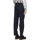 Comme des Garcons Homme Deux Navy Wool Serge Trousers