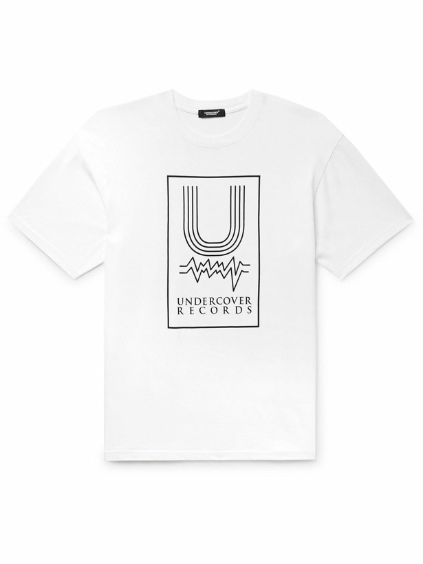 Photo: UNDERCOVER - Logo-Print Cotton-Jersey T-Shirt - White