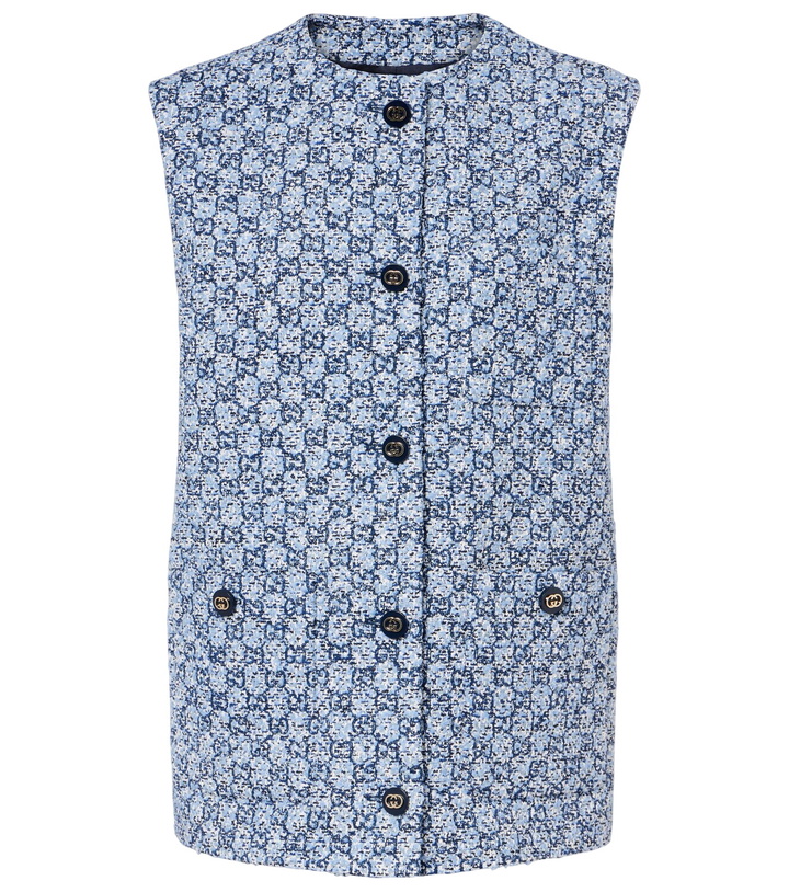 Photo: Gucci GG tweed vest