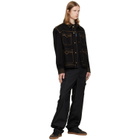 Versace Black Denim Blouson Jacket