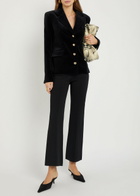 Simkhai Ashlon Flared-leg Stretch-knit Trousers Black