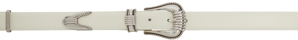 Toga Pulla White Metal Belt