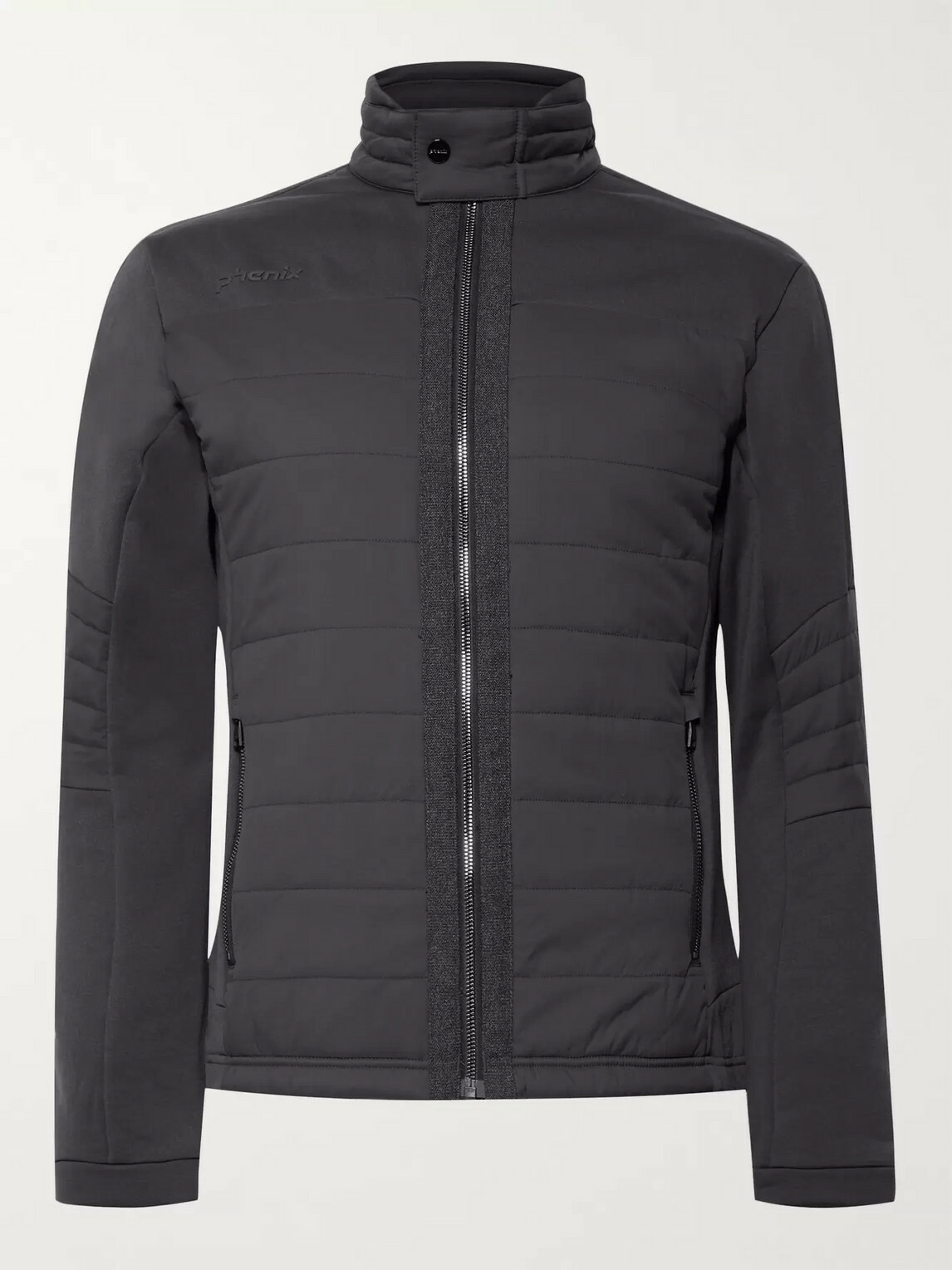 PHENIX - Arosa Paneled Fleece-Back Ski Mid-Layer Jacket - Gray