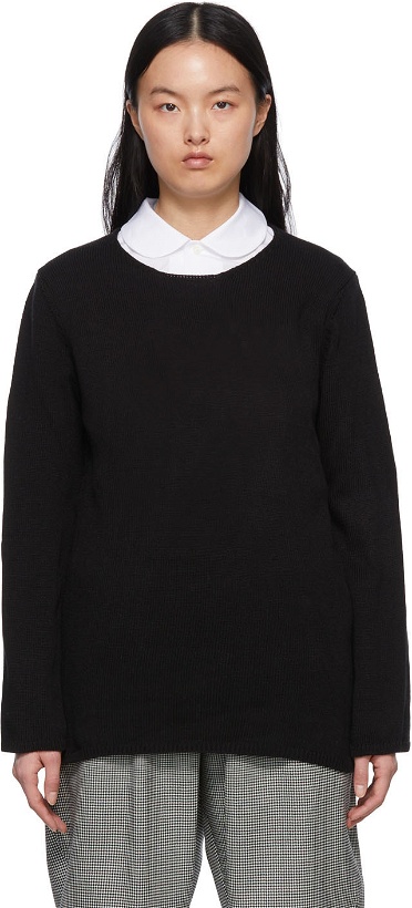 Photo: Comme des Garçons Comme des Garçons Black Acrylic Sweater