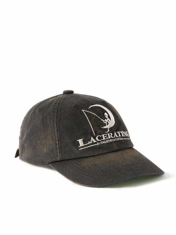 Photo: SAINT MXXXXXX - Embroidered Cotton-Twill Baseball Cap