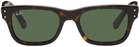 Ray-Ban Tortoiseshell Burbank Sunglasses