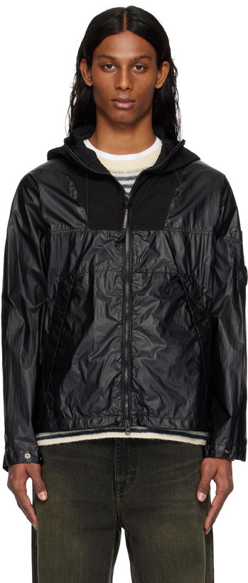 Photo: C.P. Company Black CS II Mixed Hooded Lens Jacket