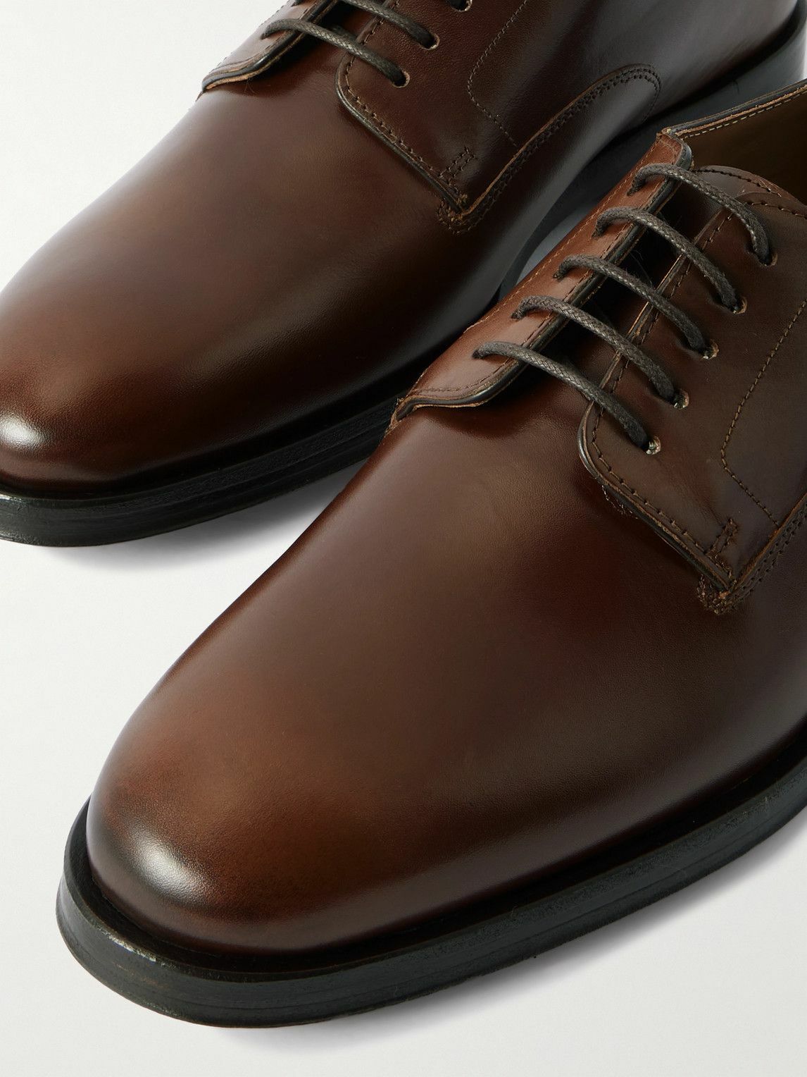 Paul Smith - Jason Leather Derby Shoes - Brown