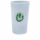 Frizbee Ceramics Bier Cup in Blue Alien