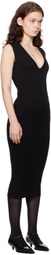 FLORE FLORE Black Dewi Midi Dress