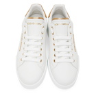 Dolce and Gabbana White Dauphine Sneaker