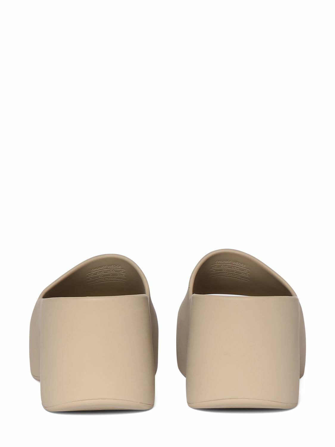 balenciaga チャンキーウェッジラバーサンダル 60mm BALENCIAGA - 60mm Chunky Wedge Rubber Sandals Balenciaga