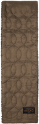 BEAMS PLUS Khaki Quilted Scarf