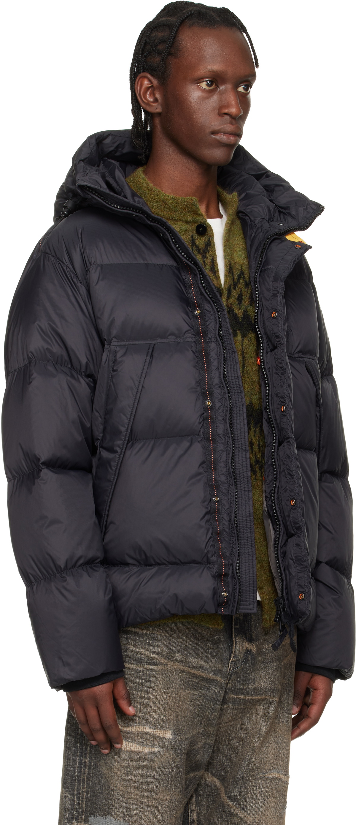 Parajumpers Black Cloud Hooded Down Jacket