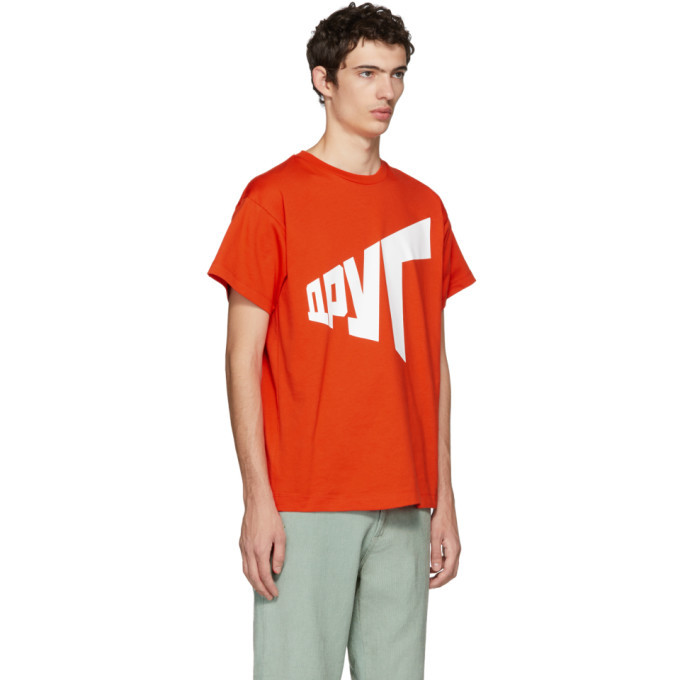 Gosha Rubchinskiy Red Graphic T-Shirt Gosha Rubchinskiy x adidas