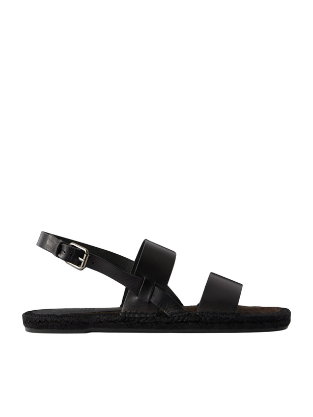 Photo: Castañer - Ken Leather Sandals - Black