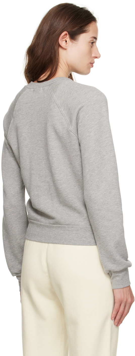 ÉTERNE Gray Shrunken Sweatshirt