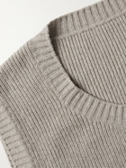 STÒFFA - Ribbed Cashmere Sweater Vest - Brown