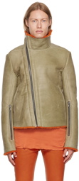 Rick Owens Beige Bauhaus Jacket