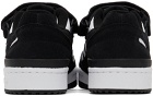 adidas Originals Black & White Forum Low Sneakers