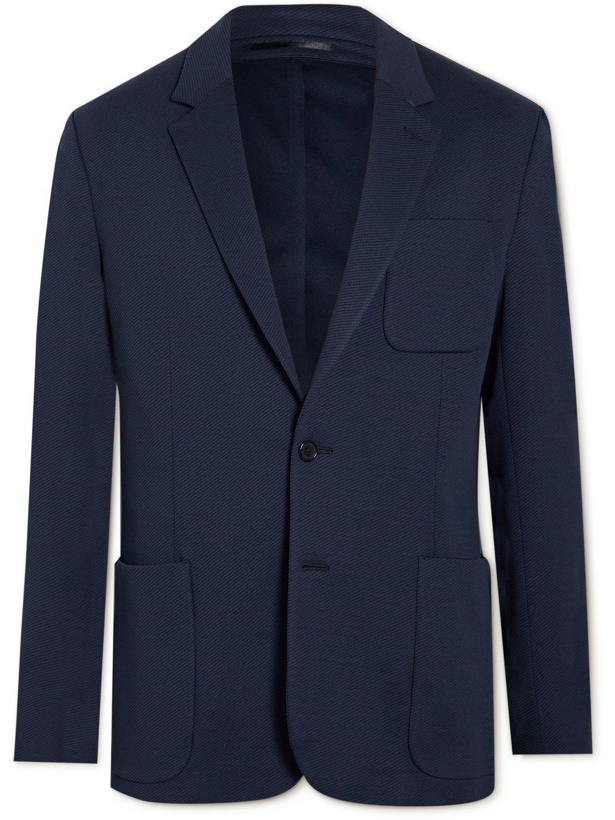 Photo: Paul Smith - Unstructured Jersey Suit Jacket - Blue