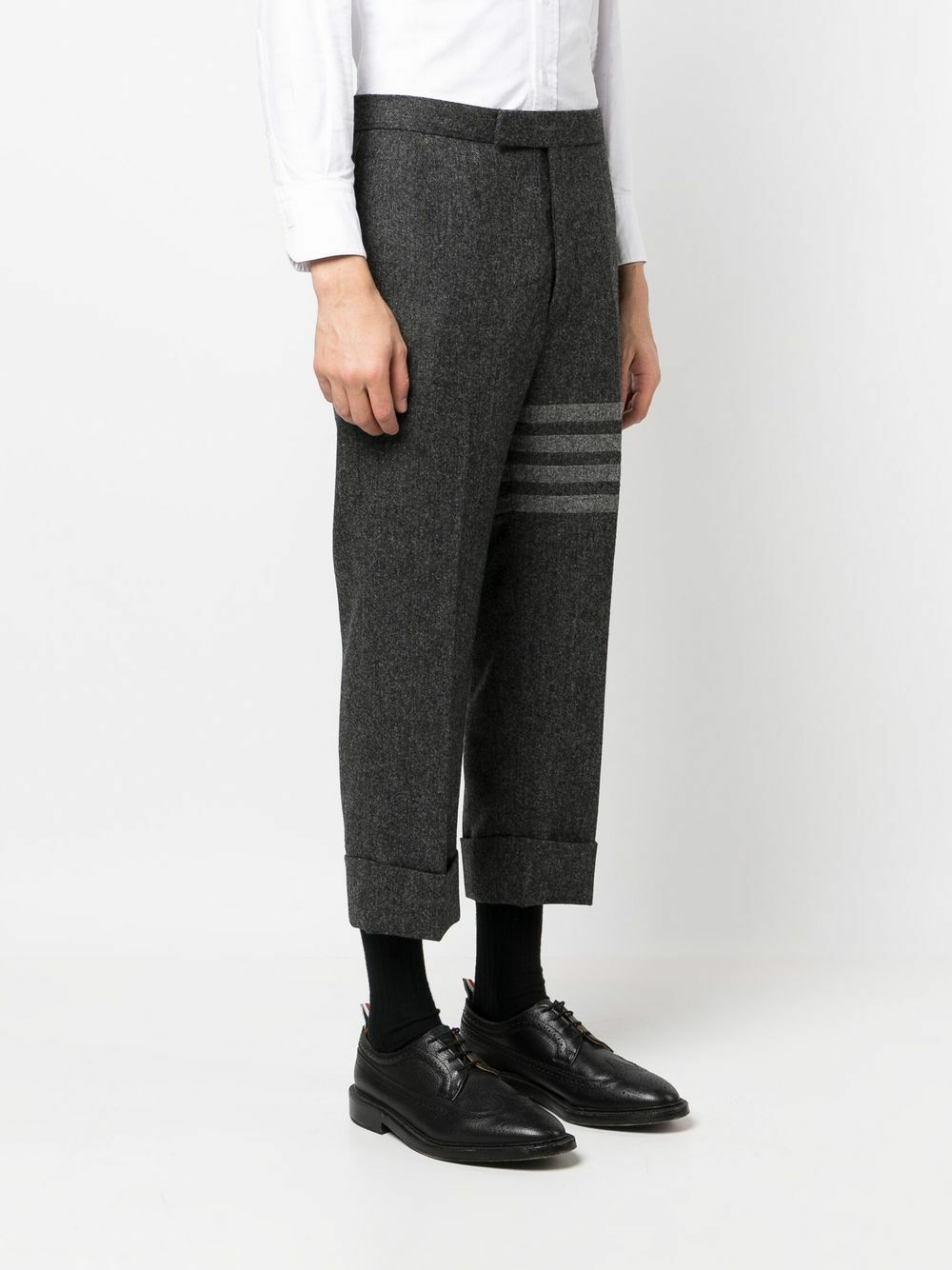 THOM BROWNE - Pants With Logo Thom Browne