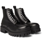 Balenciaga - Leather Boots - Black