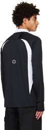 1017 ALYX 9SM Black & White Insert Long Sleeve T-Shirt