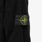 Stone Island Men's Corduroy Overshirt in Black