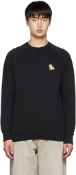 Maison Kitsuné Black Chillax Fox Sweatshirt