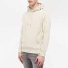 Calvin Klein Men's Monogram Logo Hoody in Eggshell