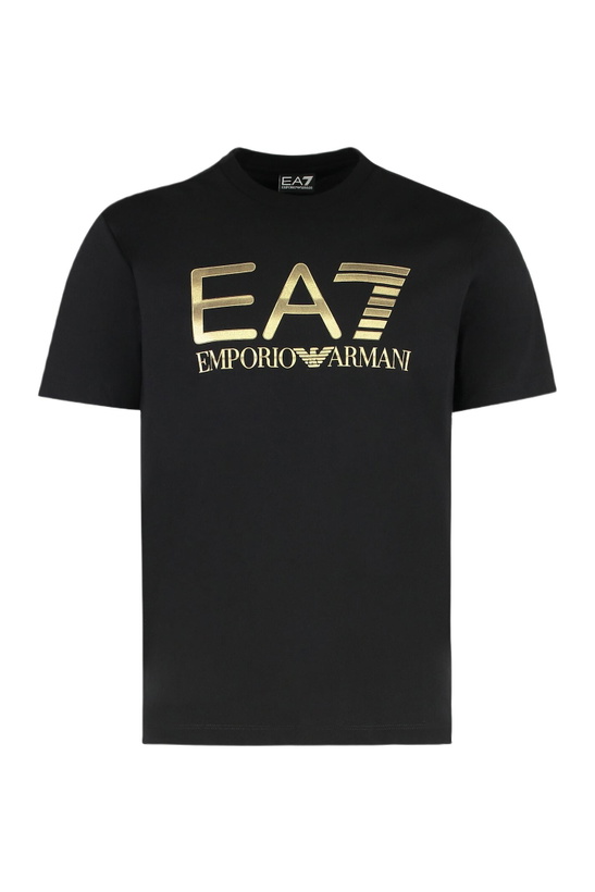 Photo: EA7 Logo Cotton T-shirt