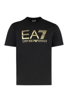 EA7 Logo Cotton T-shirt