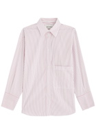 Rohe Striped Cotton-poplin Shirt Stripe