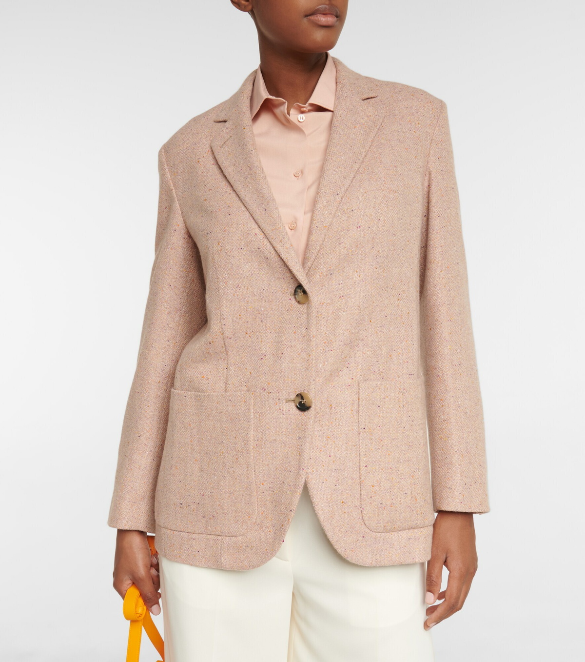 Loro Piana - Bitsy cashmere tweed blazer