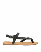 Alohas Womens Thong sandal in Black