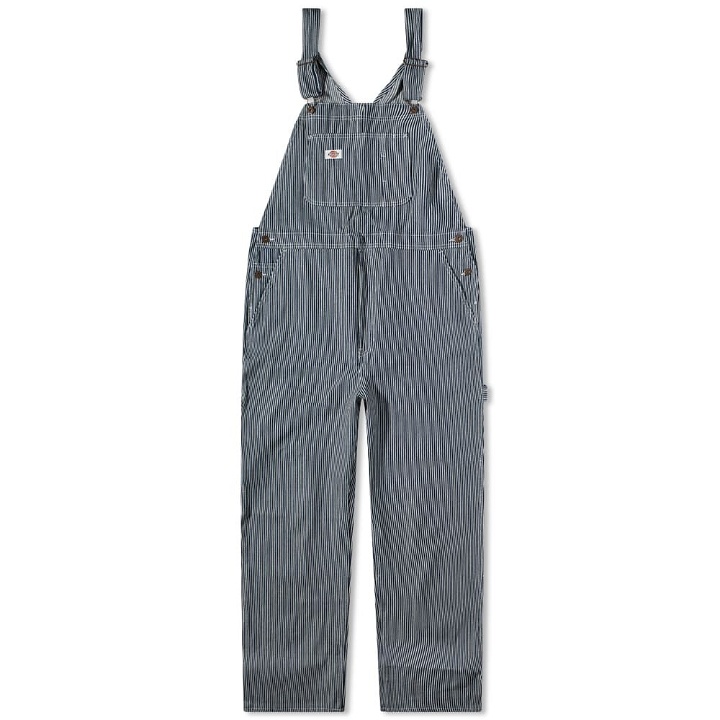 Photo: Dickies Men's Classic Hickory Bib Overall in Hickory Stripe